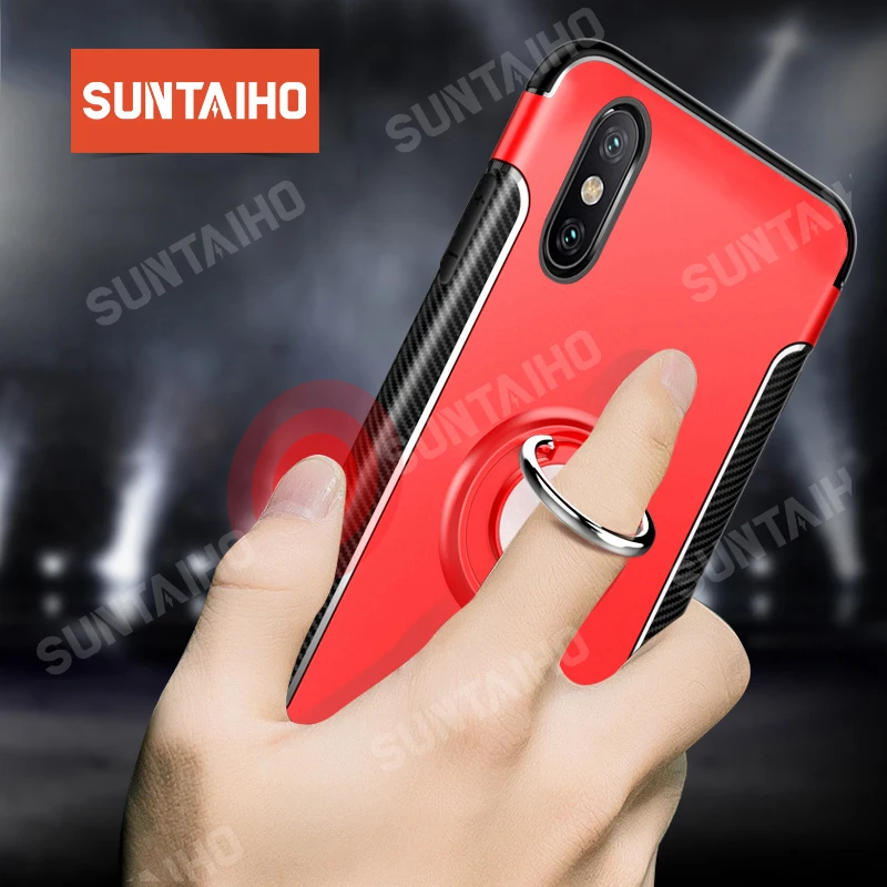 Suntaiho Finger Ring Holder Shockproof Combo Phone Case For Xiaomi Redmi Note 5A for Redmi 4X 4A 5 Plus Back Cover pocophone F1 Suntaiho Finger Ring Holder Shockproof Combo Phone Case For Xiaomi Redmi Note 5A for Redmi 4X 4A 5 Plus Back Cover pocophone F1