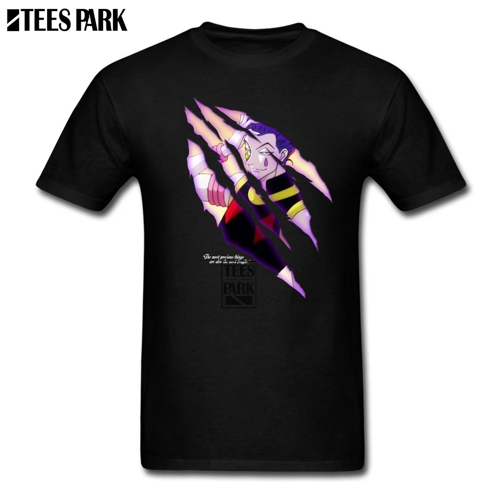 Men T Shirt Hisoka Cool Hunter x Hunter Cool T Shirts for Men Man Round Neck Short Sleeve Tee Shirts New Color Teenage