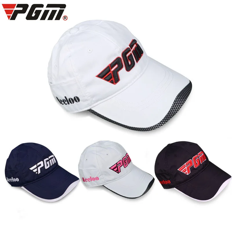 

2018 PGM Golf Cap male female Embroidered Cotton Hat Outdoor Sunscreen Breathable Uv Protection Cap Average size Unisex