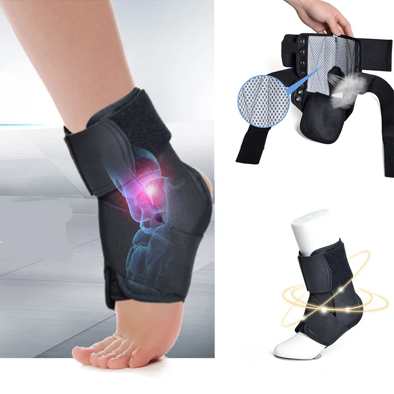 

High Elastic Ankle Brace Support Sport Fitness Breathable Medical Adjustable Stabilizer Foot Bandage Socks Protector Orthosis
