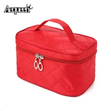 Fashion Lady Multi Functional Cosmetic Bag Organizer Women Make Up Bags Cosmetic Case Insert With Pockets Toiletry Pouch