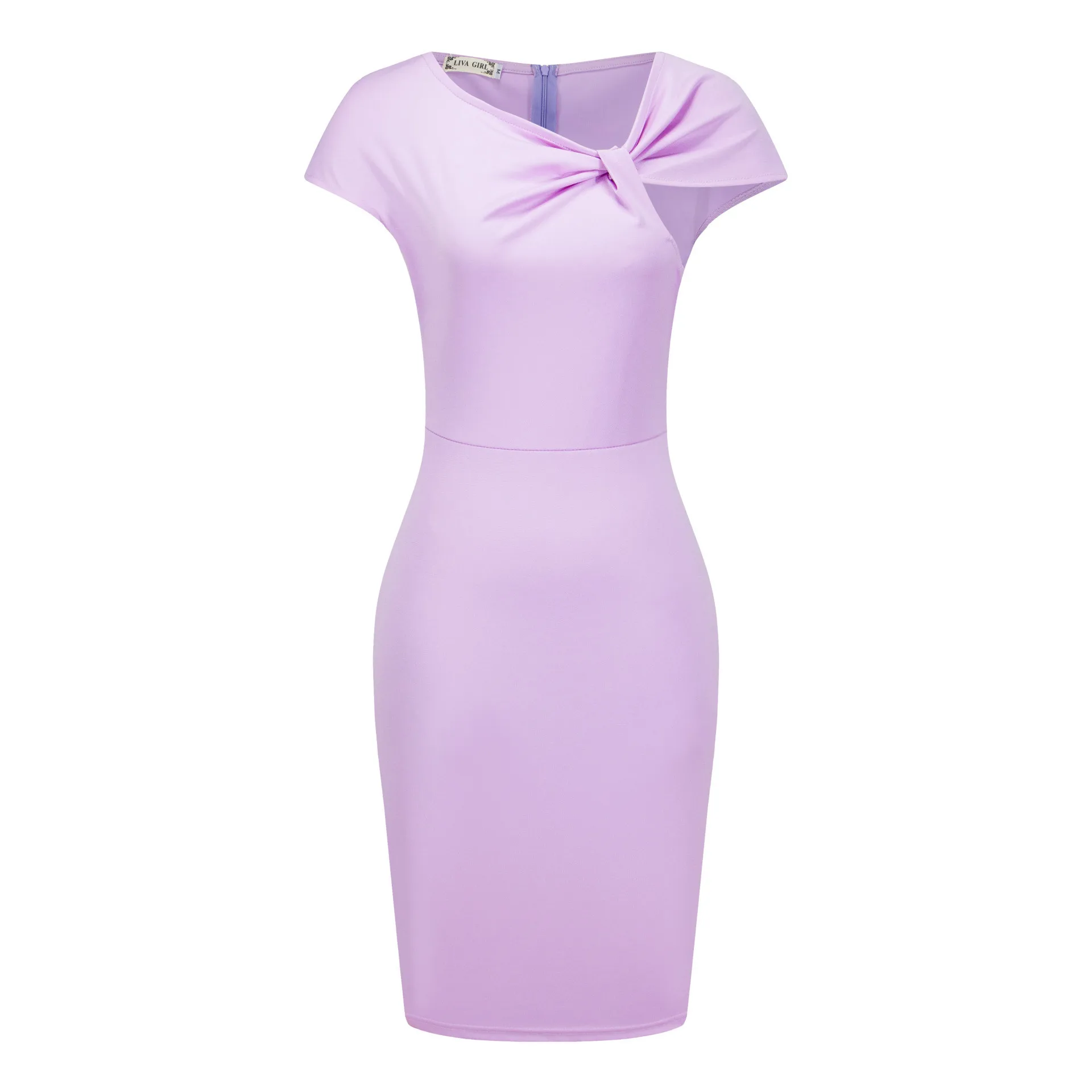lilac work dress