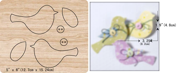 

DIY New bird wooden dies cutting dies for scrapbooking Thickness/15.8mm /V-62