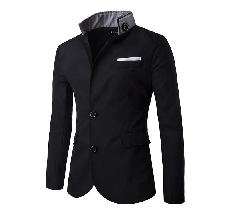 Блейзер для мужчин Новое поступление 2019 года одежда список модный стиль Лидирующий бренд дизайн костюм Terno повседневное тонкий пиджак