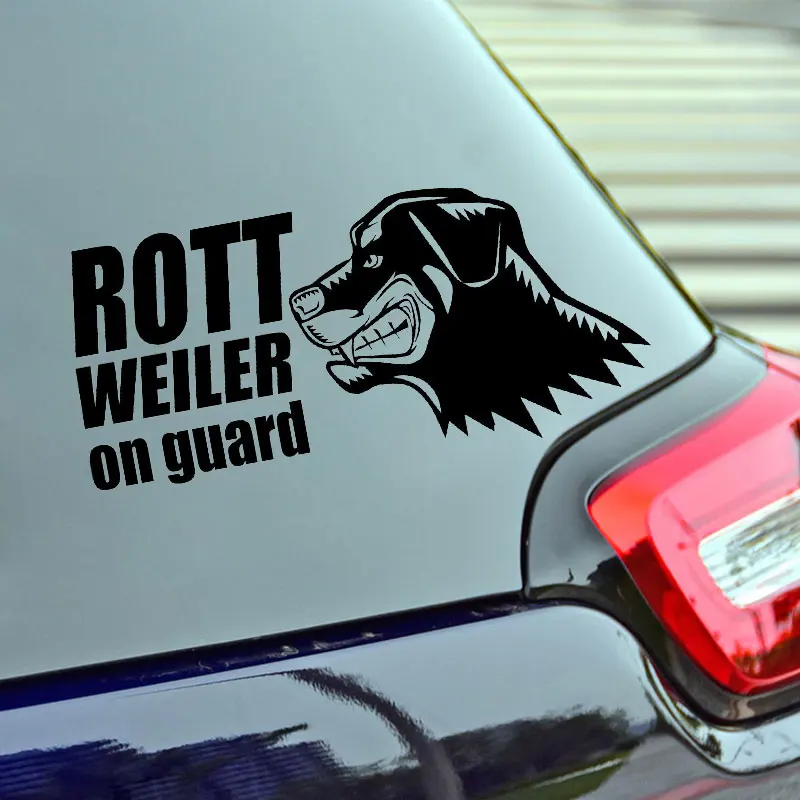 

Rottweiler Car Sticker Animal Warning Signs Fierce Dog Car Styling Funny Auto Products For Automotive Sticker Animal Tuning