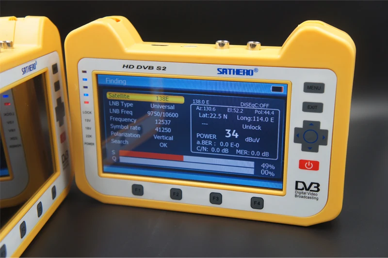 DVB S2 Sathero SH 900HD Digital Satellite Finder Meter HD Satfinder HD