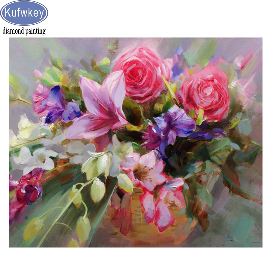 

Full Square /round drills"flower"Diamond Painting 5D DIY Diamond Embroidery Sale Mosaic Picture Of Rhinestones Needlework,decor