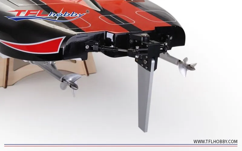 1420mm Length Large Genesis 1132 Catamaran Fiberglass Racing Boat w/ Dual 5684 1000KV Motors / Dual 300A ESCs 4