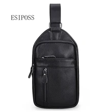 Мужские нагрудные сумки из натуральной кожи, мужская сумка через плечо, кожаная модная дорожная сумка, мужская сумка через плечо, сумка для мобильного телефона