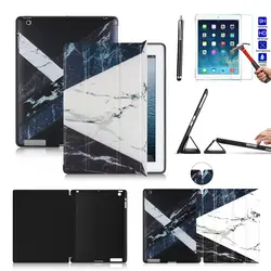 XSKEMP для iPad Air 3rd Gen 10,5 2019 A2152 A2123 A2153 A2154 Авто держатели планшета из искусственной кожи магнит Смарт чехол + закаленное стекло