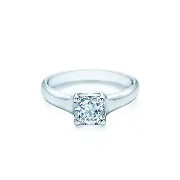 

1CT Pure 585 Gold Four Prongs Long-Term Women Engagement Ring For Woman Lady Love Best Party Invitation Gift