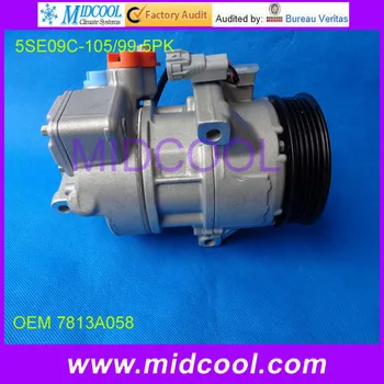 

Auto ac compressor for Mitsubishi 7813A058 5SE09C 105/99MM - 5PK