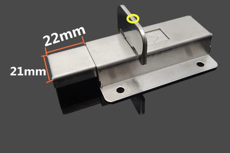 Stainless Steel Door Latch Barrel Bolt Latch Hasp Stapler Gate Lock Safety Easy To Install 11
