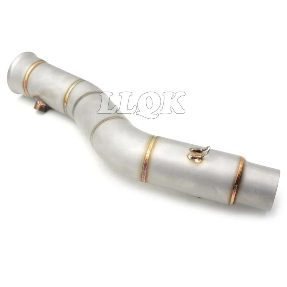 motorcycle middle of the exhaust pipe muffler exhaust pipe for YAMAHA YZF1000 YZF-R1 YZFR1 YZF 1000 R1 09 10 11 12 13 14