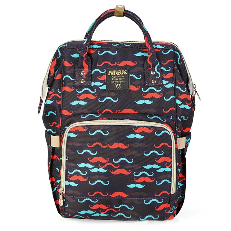 Fashion Print Mummy Maternity Diaper Bag Travel Organizer Backpack For Baby Stroller Mother Bag Nappy Changing Bags Nursing Bag (9)