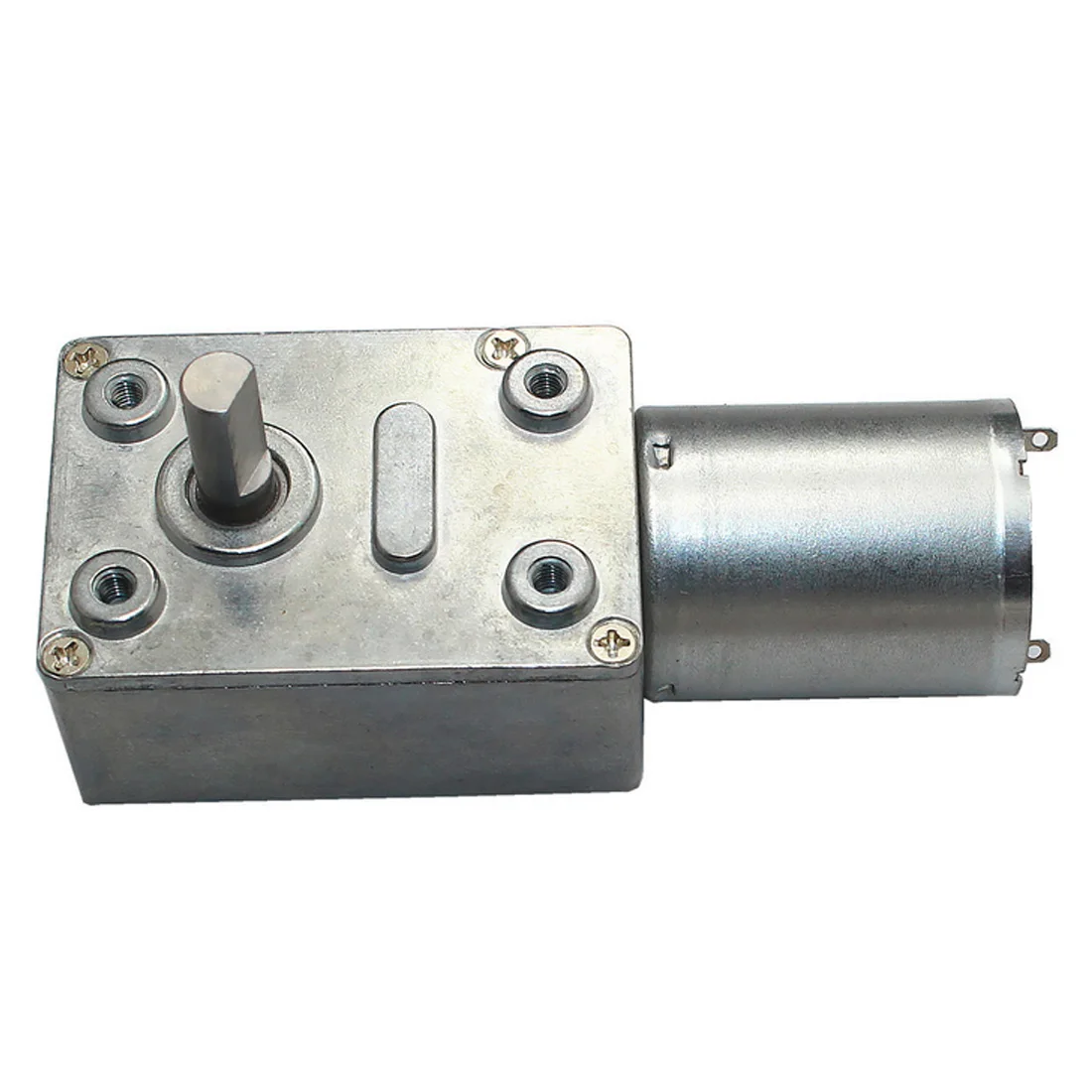 

5-100 RPM Mini Electric Gearbox Reducer DC 3-24 V Gear Reduction Motor Worm Reversible High Torque Turbo Geared Motor