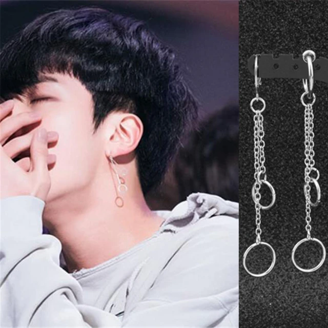 Kpop Earrings Men 