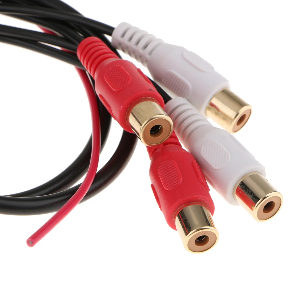 Aux Mini 6Pin адаптер для 4 RCA кабеля Blaupunkt VW Audi Seat Skoda Ford|Кабели адаптеры и разъемы| |