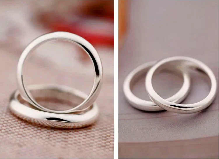 50% off Wedding Couple Rings for Men and Women Lovers' Gifts Costume Jewelry Ring Anel Masculino Jewelery Anillos Uloveido J017