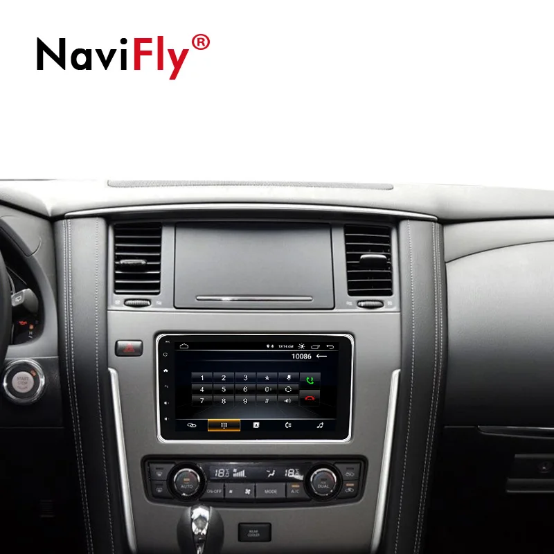 Best NaviFly Android 8.0 universal Car stereo head unit navigation GPS NAVI DVD player support 360  degrees Rotatable Face Panel 5