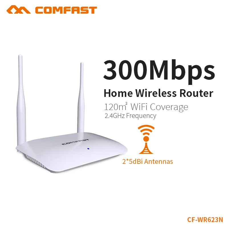 Comfast Home Use Wireless Router High Speed 2*5dbi Antenna wi-fi Repeater 300Mbps 2.4GHz Access Point Smart CF-WR623N | Компьютеры и