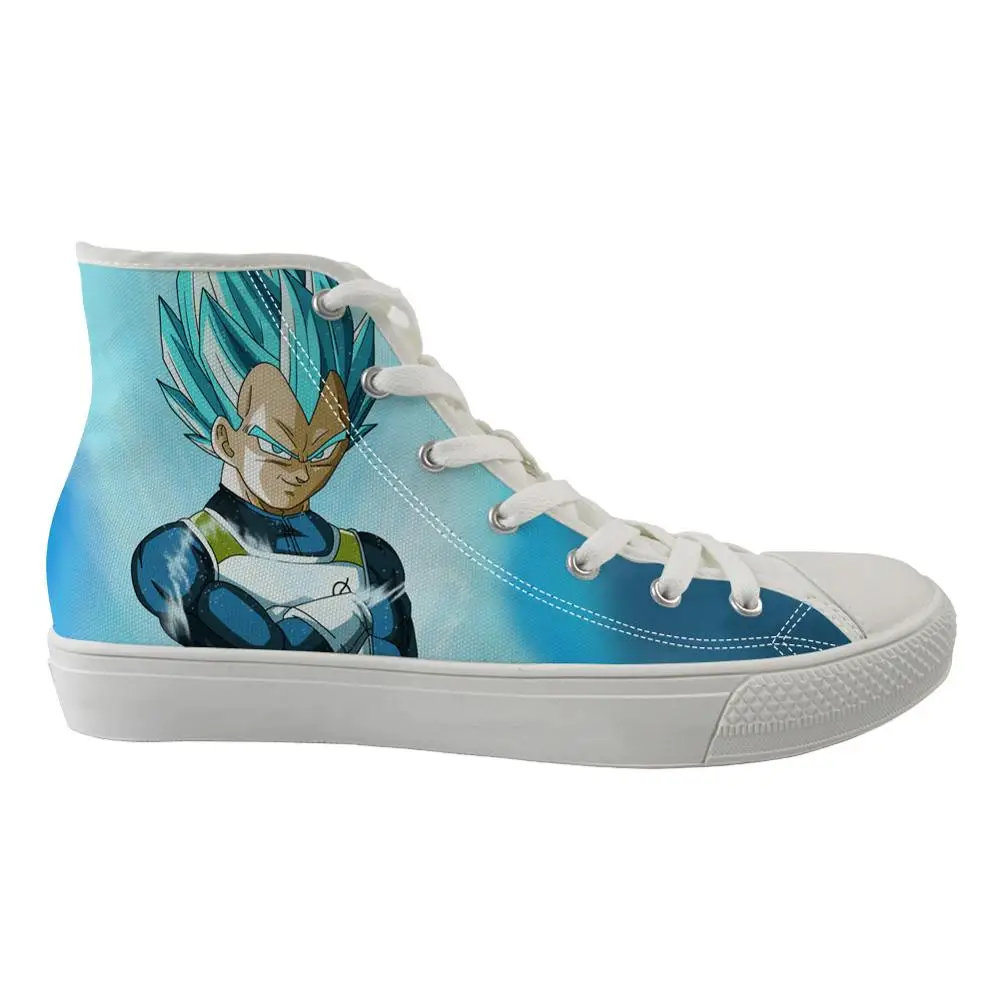 ELVISWORDS Vegeta Dragon Ball Goku Вулканизированная обувь высокие удобные Супер Saiyan спортивные аниме на шнуровке для мужчин мальчиков - Цвет: CDHJ1039Z39