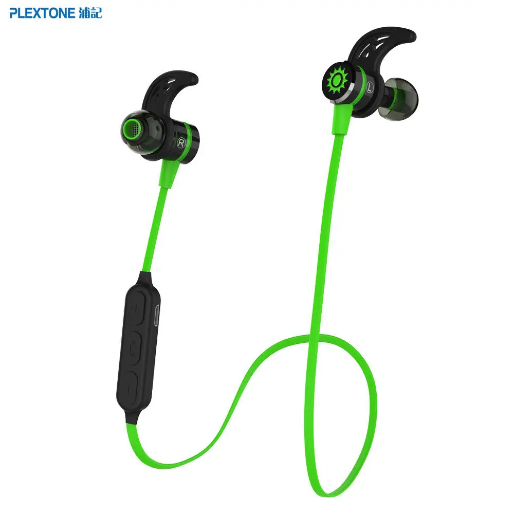 

Bluetooth Earphone Plextone BX335 New In-Ear Wireless Magnet Metal Headset Noise Cancelling With Microphone For phone