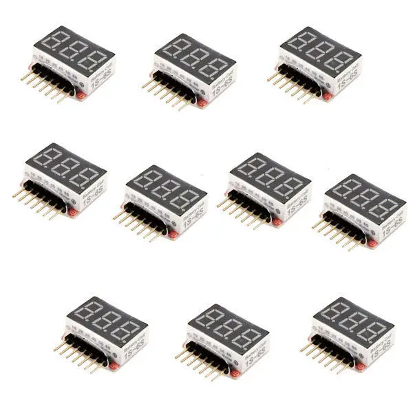 

10x RC 1-6S Lipo Battery Voltage Indicator Checker Tester