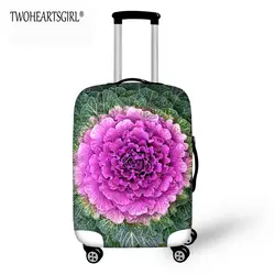 Twoheartsgirl цветная капуста печатных путешествия Водонепроницаемый сумка Чемодан крышка эластичный стрейч защита чемодан Чехлы для мангала