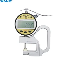 0,01 мм 0-10 мм толщиномер тестер цифровой дисплей кожа толщиномер измеритель точности толщиномер