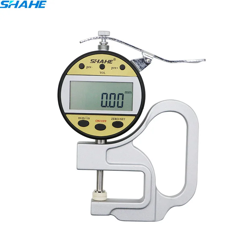 Breite Messgeräte Angemessen 0,01mm 0-10mm Dicke Gauge Tester Digital Display Leder Dicke Gauge Dicke Meter Präzision Dicke Gauge Noch Nicht VulgäR Physikalische Messgeräte