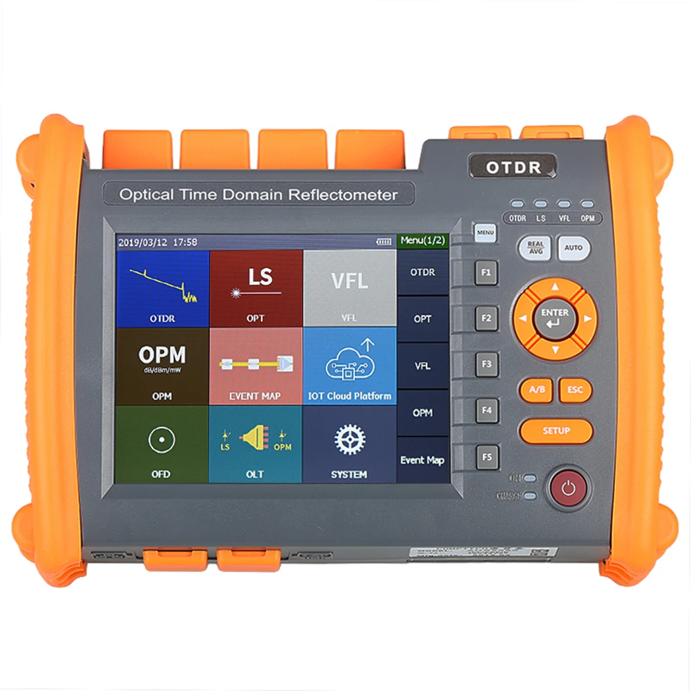 NOVKER NK5600 однорежимный OTDR 30/32dB 1310/1550nm с VFL оптический источник света|Оптоволоконное