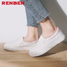 Для женщин с вырезными элементами Эластичная лента; туфли с подошвой из вулканизированной резины; женская обувь из флока, без шнуровки, низкий задник из дышащего материала на платформе; повседневная обувь женская обувь, Большие размеры