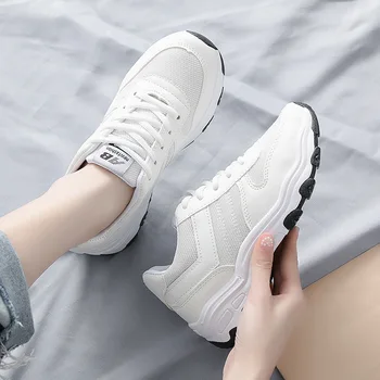 

Women large shoes 35-40 2019 new satin bow sneakers Outdoor comfort women Agan shoes Female sport travel shoes zapatos mujer