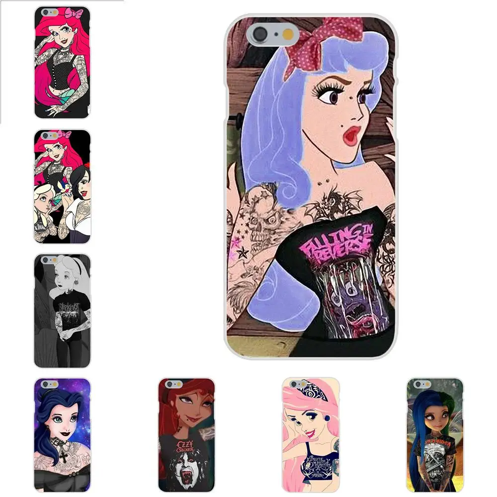 

TPU Protector Cases Tattoo Punk Princess For Xiaomi Redmi Note 2 3 3S 4 4A 4X 5 5A 6 6A Pro Plus