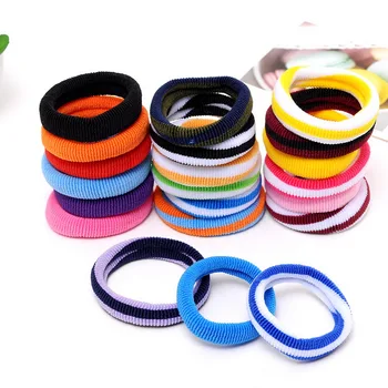 

DHL 50bag 48pcs/bag large size 5.5cm Spandex material Head rope hair accessories elastic hair bands scrunchie