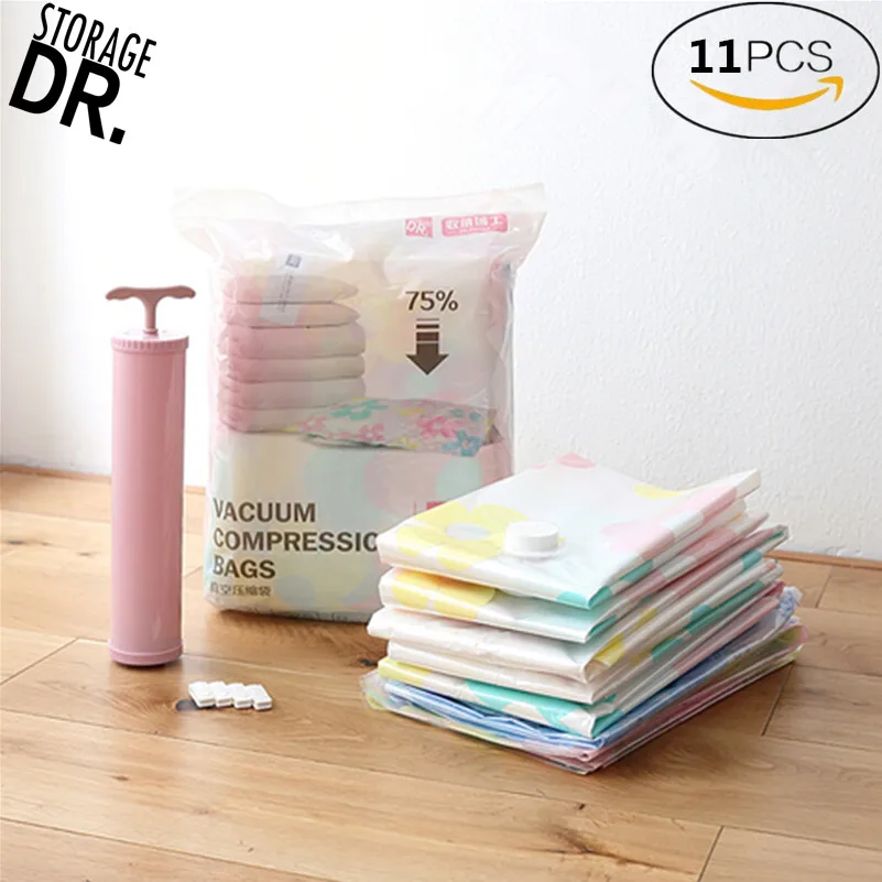 2018 распродажа DR STORAGE vacuum clothes storage bags вакуумные пакеты для одежды best sealer Пакет