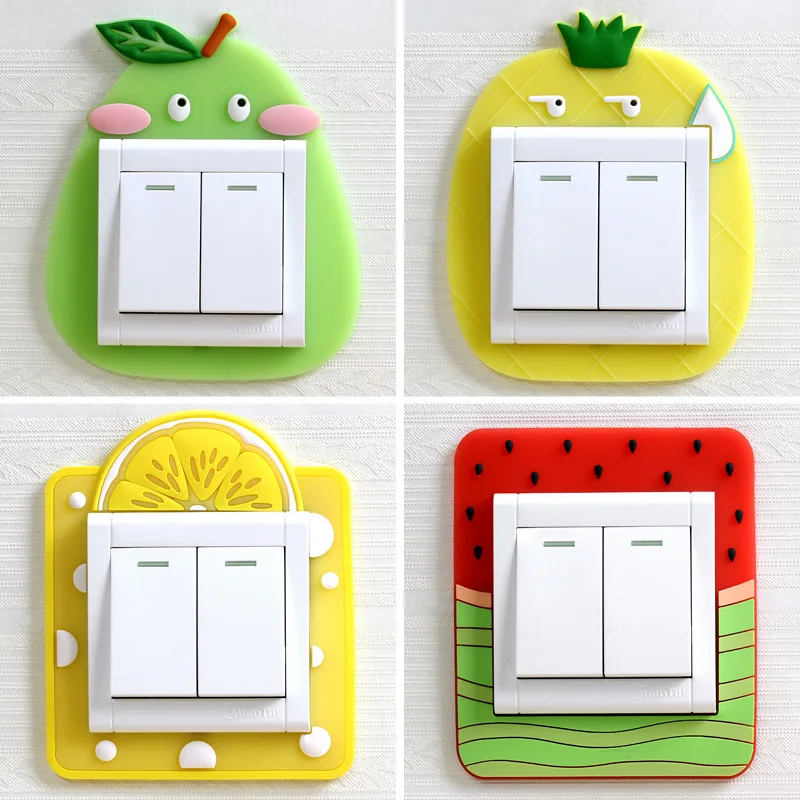 

Switch Protection Cover Luminous Switch Stickers Wall Stickers Creative Living Room Bedroom Lamp Wall Socket Decorative Cover