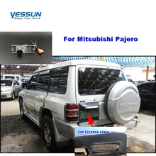 Yessun Автомобильная камера заднего номерного знака для Mitsubishi Pajero камера заднего вида парковочная помощь
