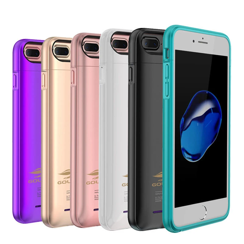 For iPhone 6 6s 7 plus External Battery Charger Case Cell Phone Power Bank font b