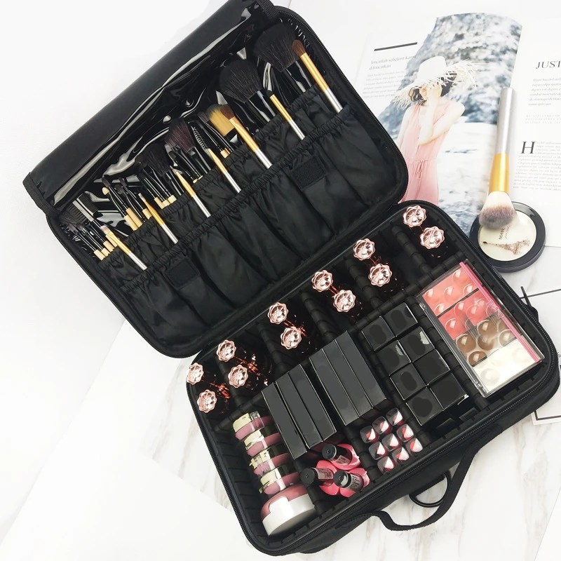 

Makeup Organizer Suitcases Multi-storey Large Professional cosmetic bag Case for cosmetics makeup case suitcase makeup