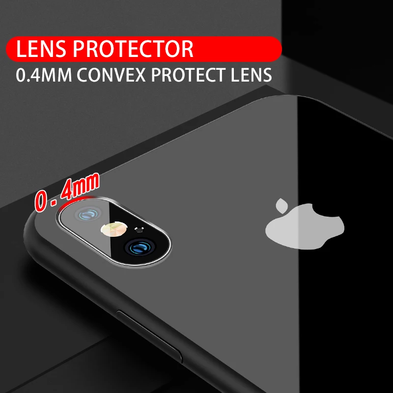 iHaitun Luxury Shock Proof Case For iPhone XS MAX XR X Cases Ultra Thin Soft Side Transparent For iPhone X 10 XS MAX Drop Cover