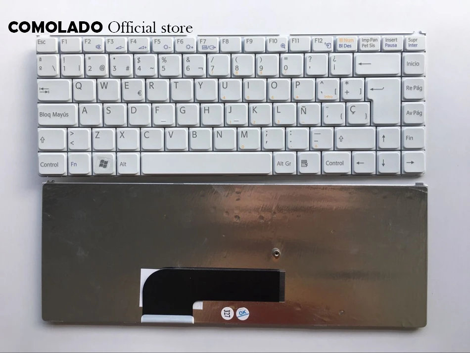 

SP Spanish Keyboard FOR Sony VAIO VGN N VGN-N N150P N120GW N160G N170G N320E VGN-N220E N230E N21EW White keyboard SP Layout
