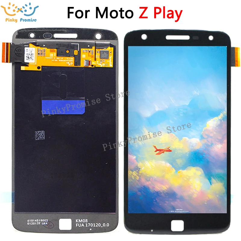 

AMOLED Display For Motorola Moto Z Play LCD Display Touch Screen 5.5 inch Display For MOTO Z Play Droid XT1635 LCD