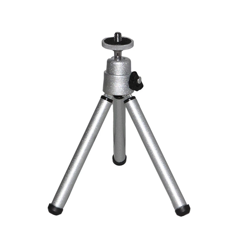 Mini Flexible Lightweight Aluminum Metal Tripod For Gopro 6 Tripod