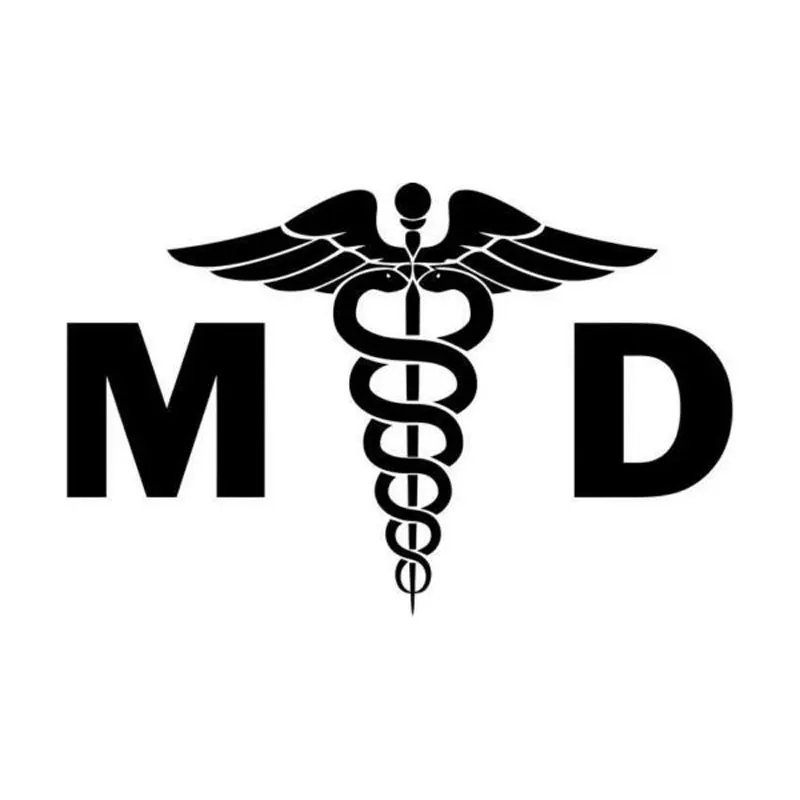 15 см * 10 MD Medical Doctor креативные Индивидуальные забавные виниловые наклейки C5 0485|decal