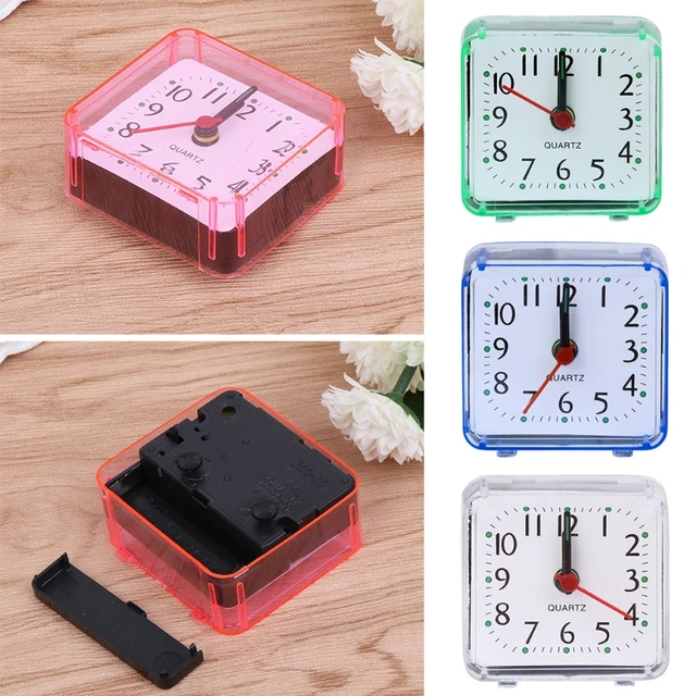 Mini reloj despertador silencioso portatil relojes de bicicleta con bateria decoracion de mesita de noche regalo para relojes AliExpress