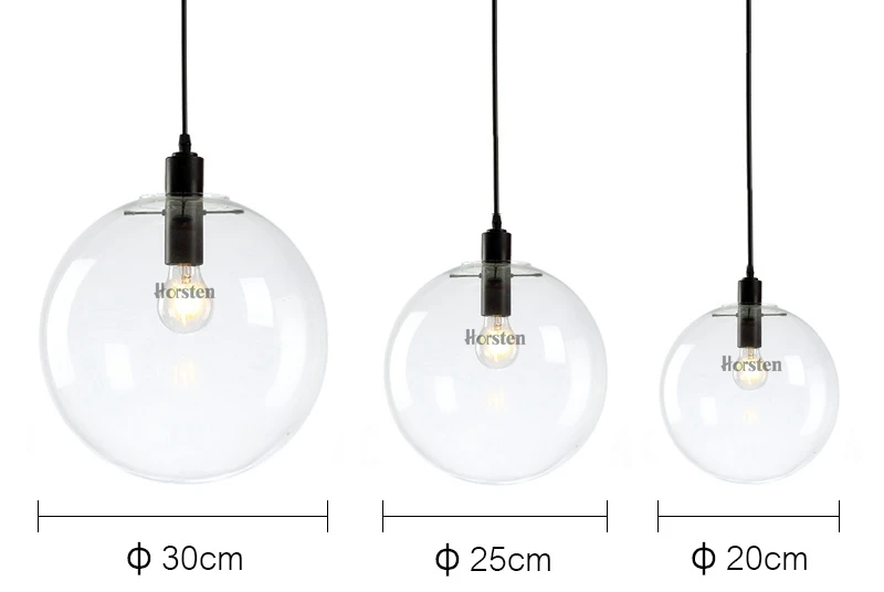 Modern Simple Nordic Glass Ball pendant Lamp Globe Chrome Pendant Lights Kitchen Lights for Dining Room Kitchen Bar Restaurant (1)