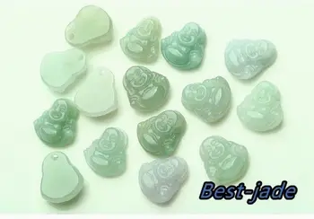 

5PCS Grade A Jade Jadeite Guanyin Buddha Pendant Size15*14mm (Wholesale)