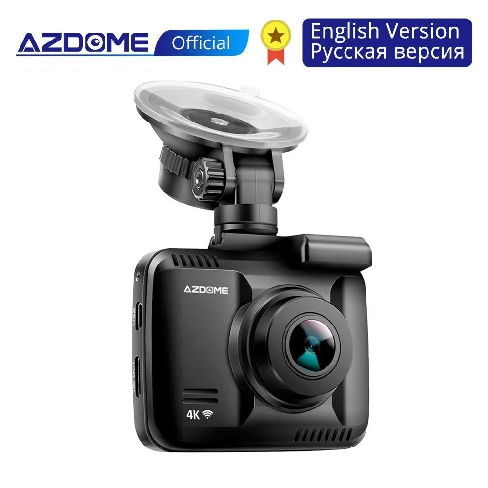 

AZDOME GS63H Car DVR Recorder Dash Cam 4K Built in GPS WiFi Dual Lens Vehicle Rear View Camera Camcorder Night Vision Dashcam